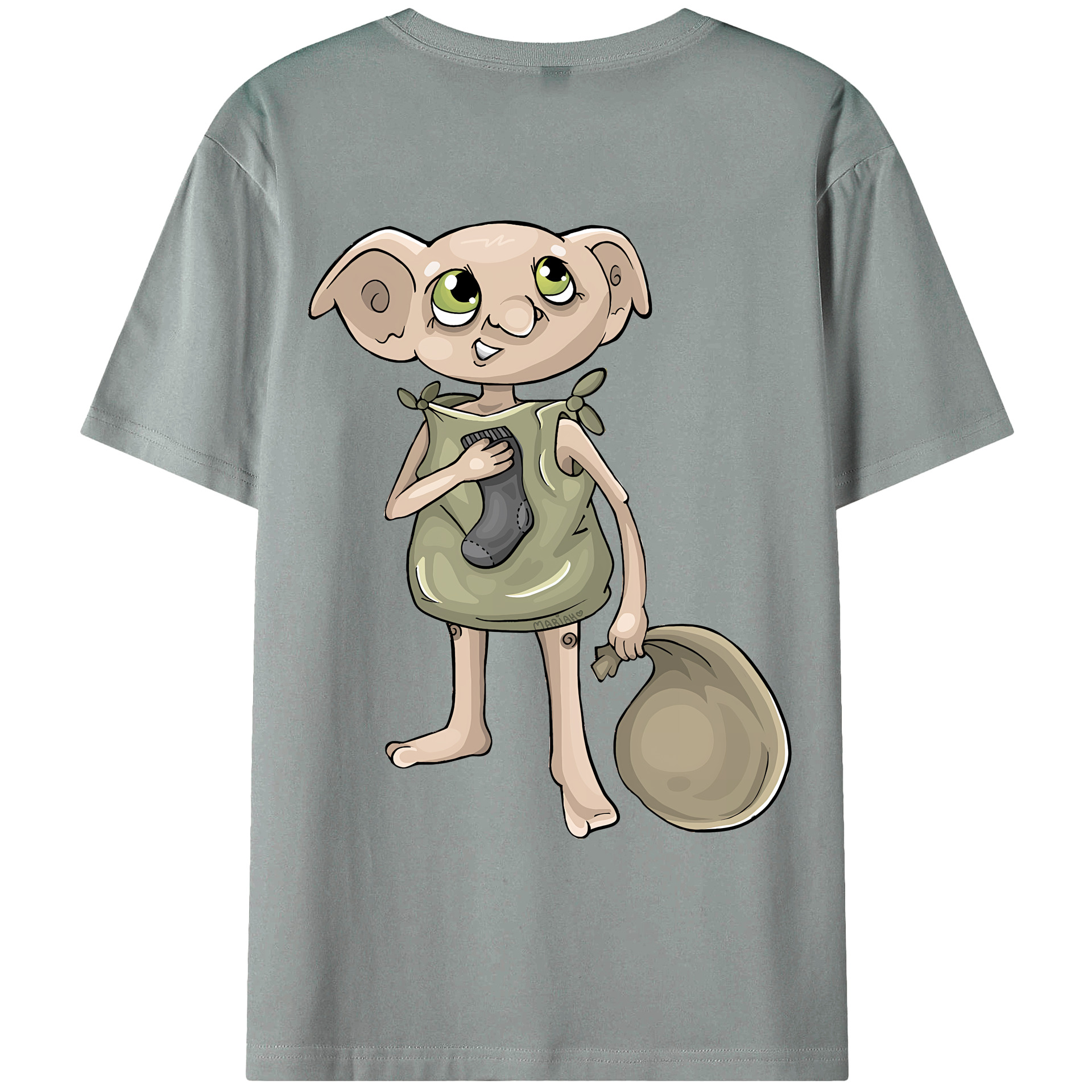 （画像用） Harry Potter ハリー・ポッターシリーズ 綿100％ メンズ半袖Tシャツ（バックプリント） 通気性
